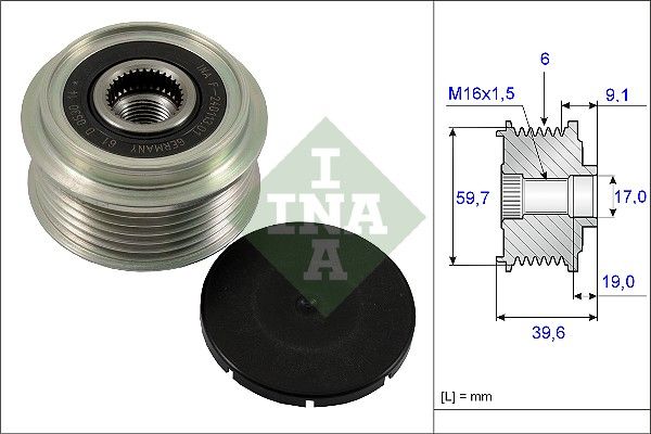 WILMINK GROUP Механизм свободного хода генератора WG1253644